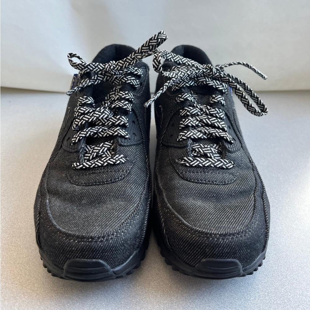 Nike Air Max 90 Pendleton custom Black Denim - Picture 2 of 4